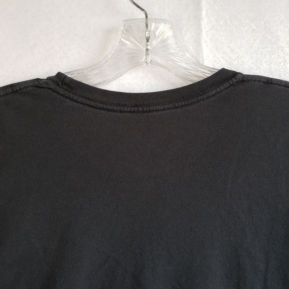 Chaser T Shirt Mens Large Black Graphic of Astronauts w/Beer & US Flag Patriot - Picture 7 of 12